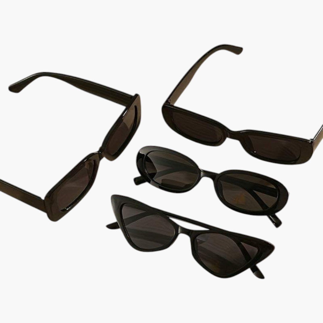 Lunettes de Soleil Femme avec Formes Variées et Monture Épaisse