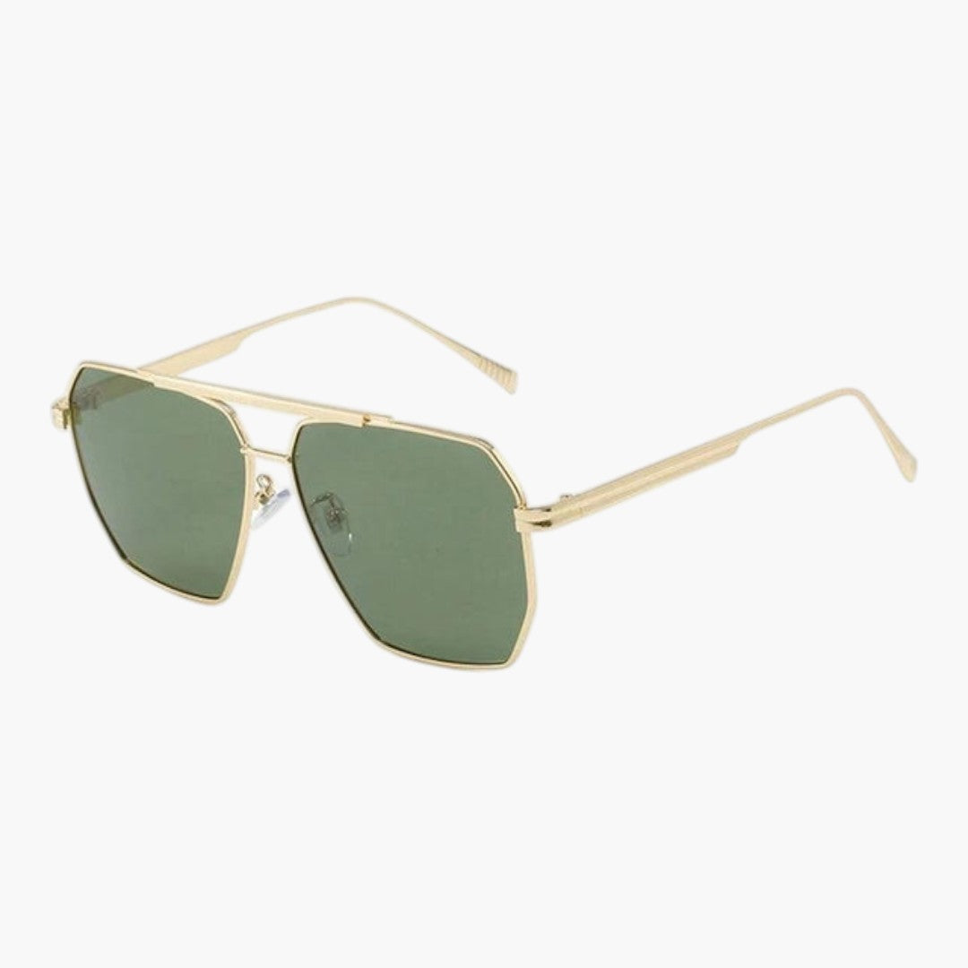 Lunettes de soleil femmes a monture métallique et verres polarisés
