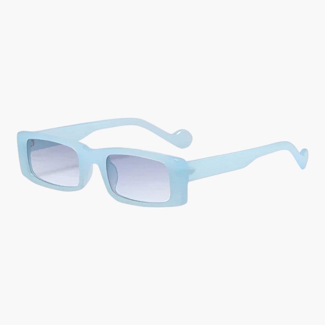 Lunettes de soleil femmes a monture carrée et verres teintés
