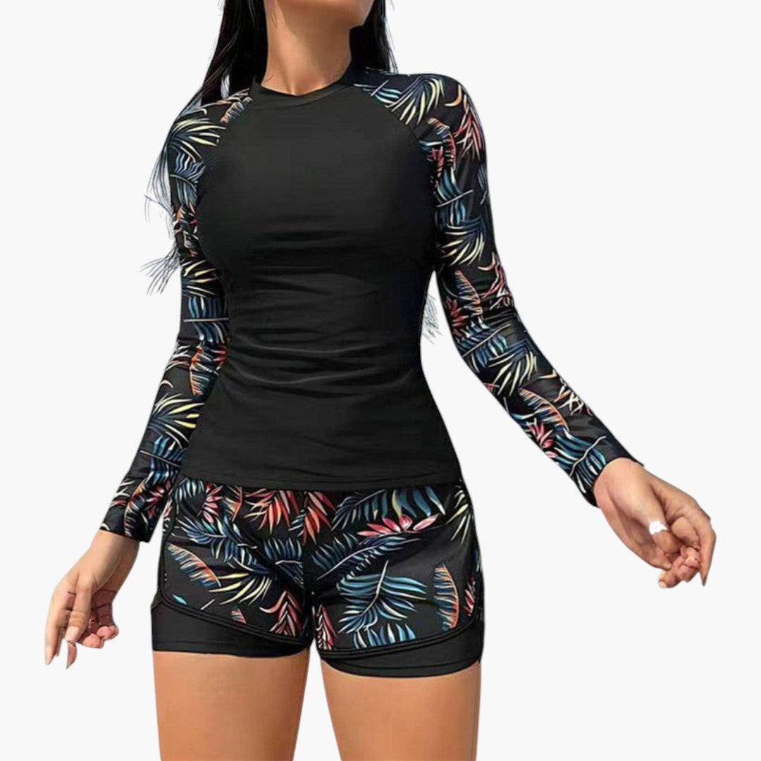 Costume tankini donna a maniche lunghe