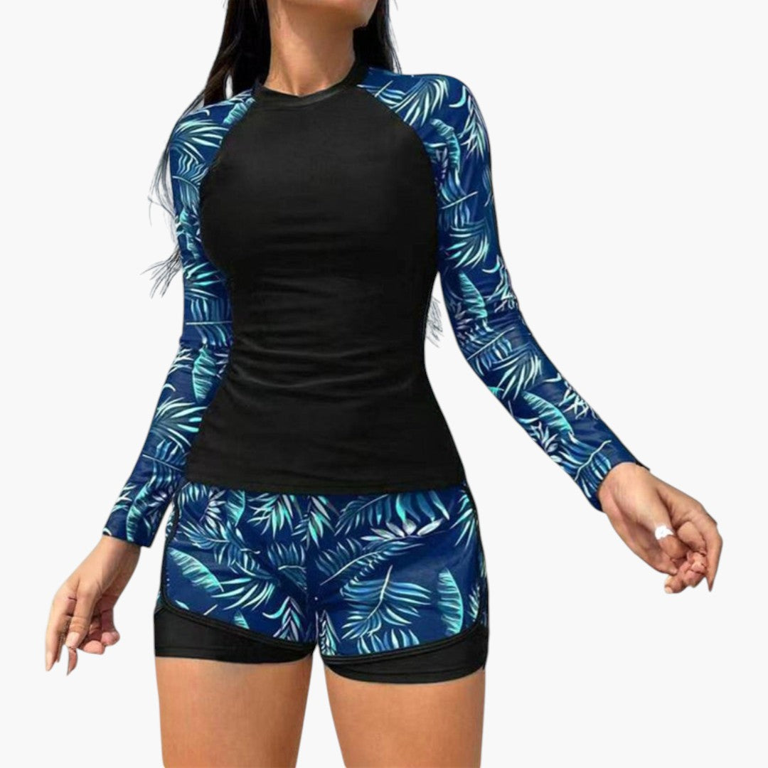 Costume tankini donna a maniche lunghe