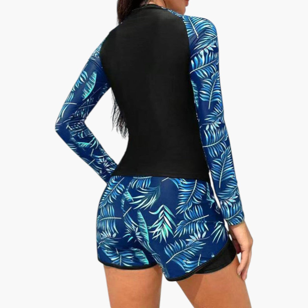 Costume tankini donna a maniche lunghe