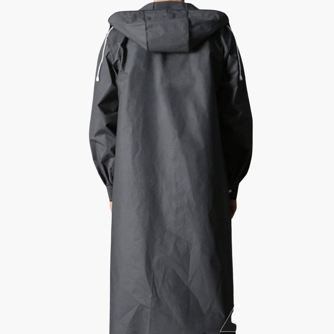 Manteau long homme avec capuche intégrée