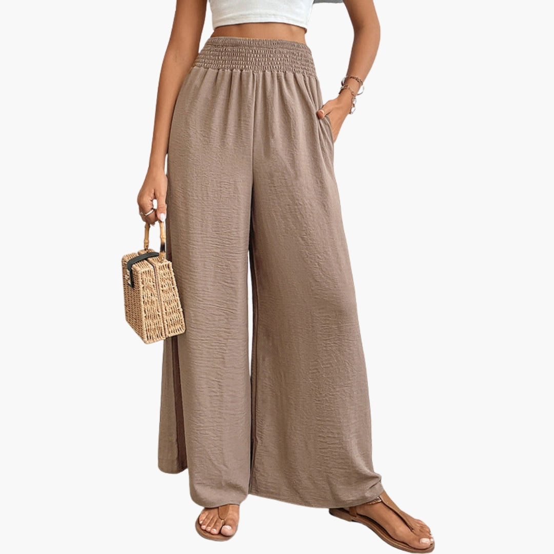 Pantalon Femme à Jambes Larges