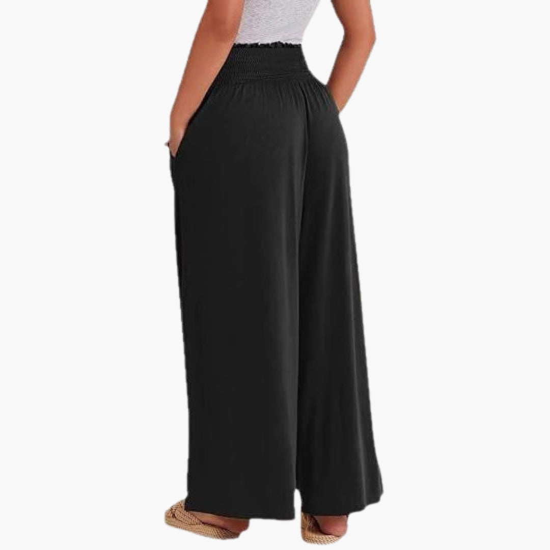 Wide-Legged Women's Trousers with Loose Fit