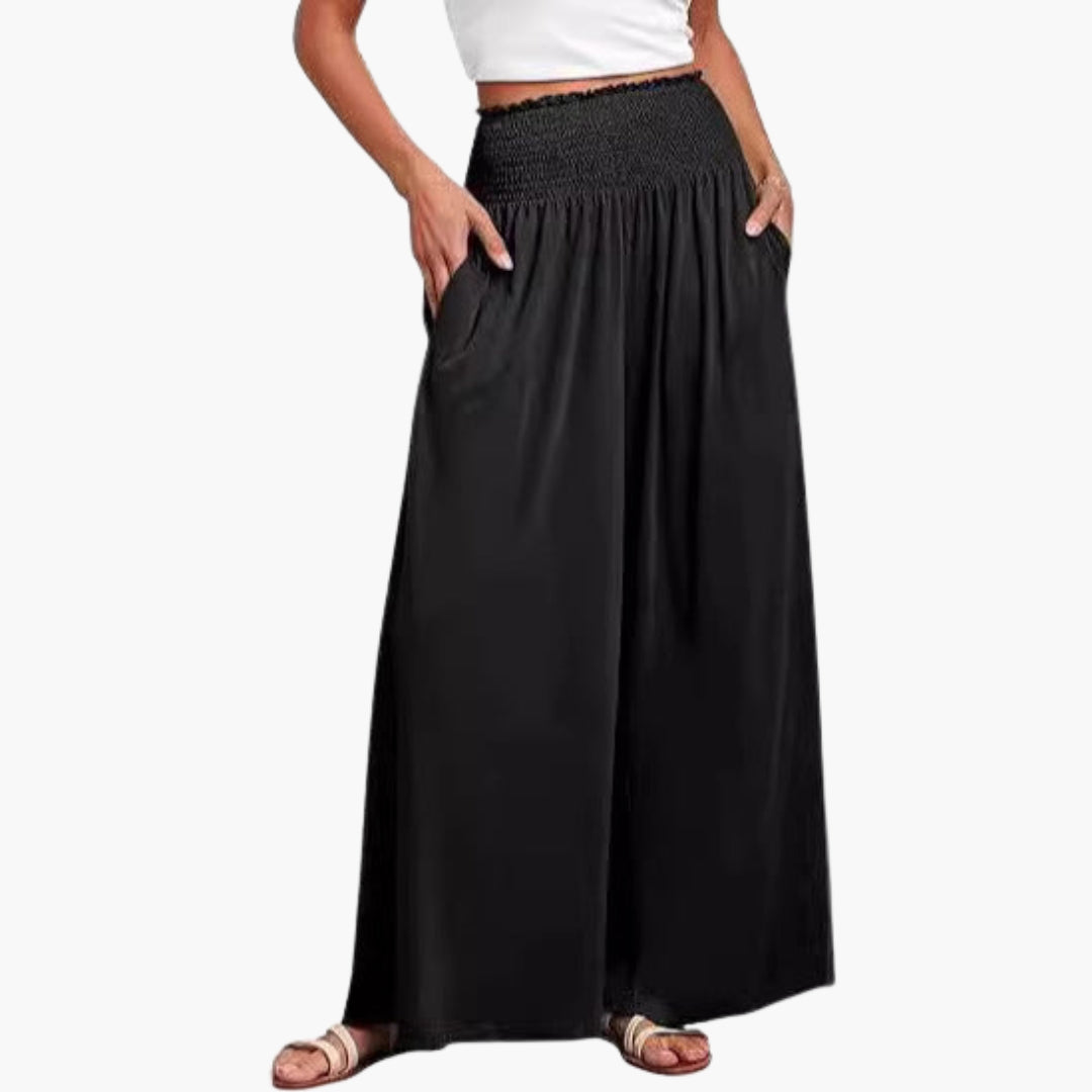 Wide-Legged Women's Trousers with Loose Fit