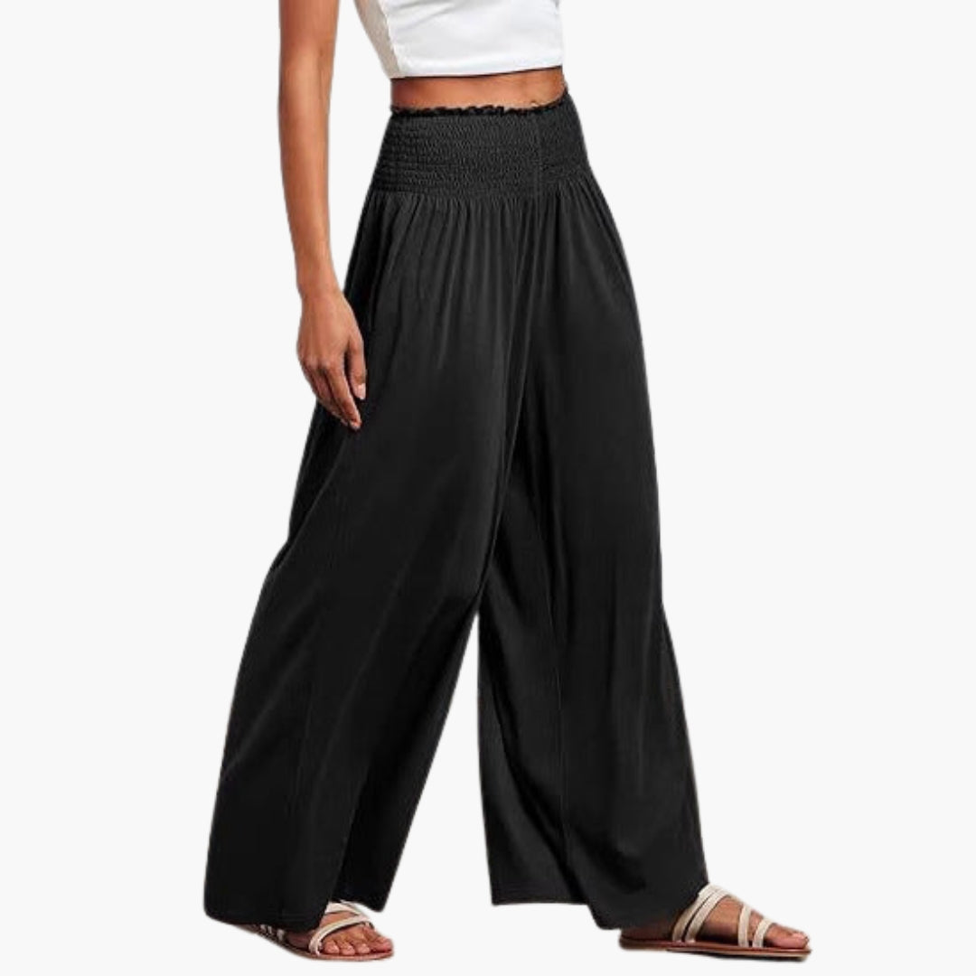 Wide-Legged Women's Trousers with Loose Fit