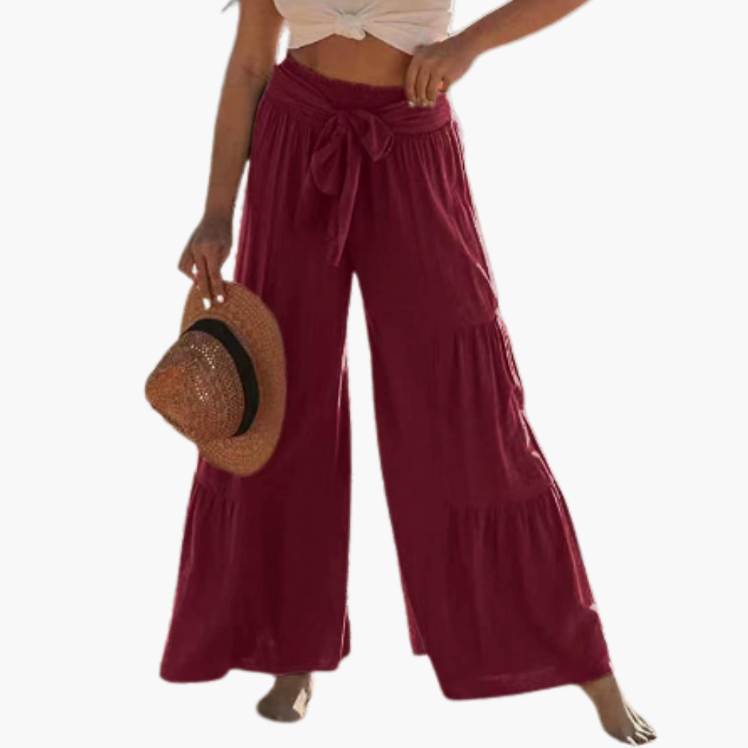 Women's Pants with Elastic Waist for Summer