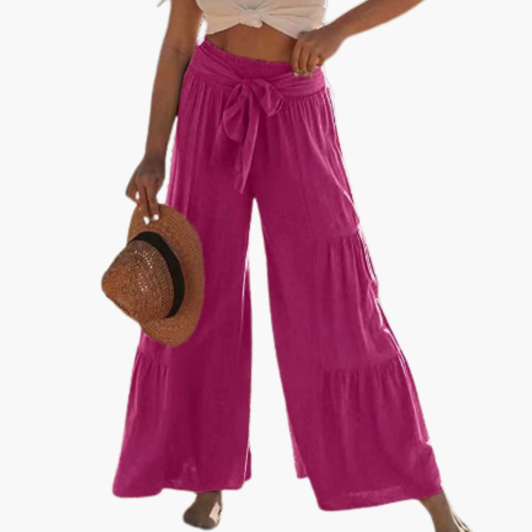 Women's Pants with Elastic Waist for Summer