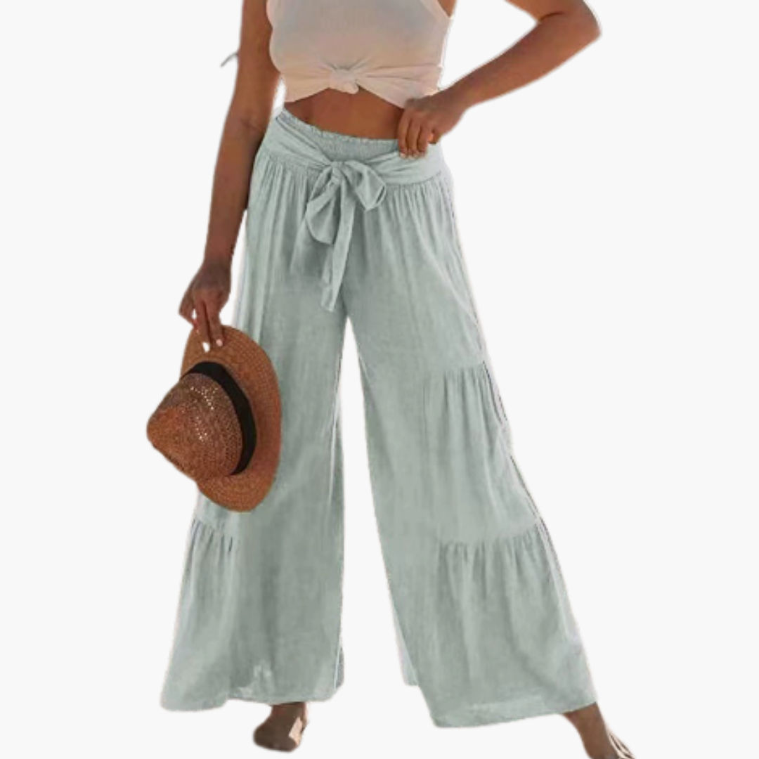Women's Pants with Elastic Waist for Summer