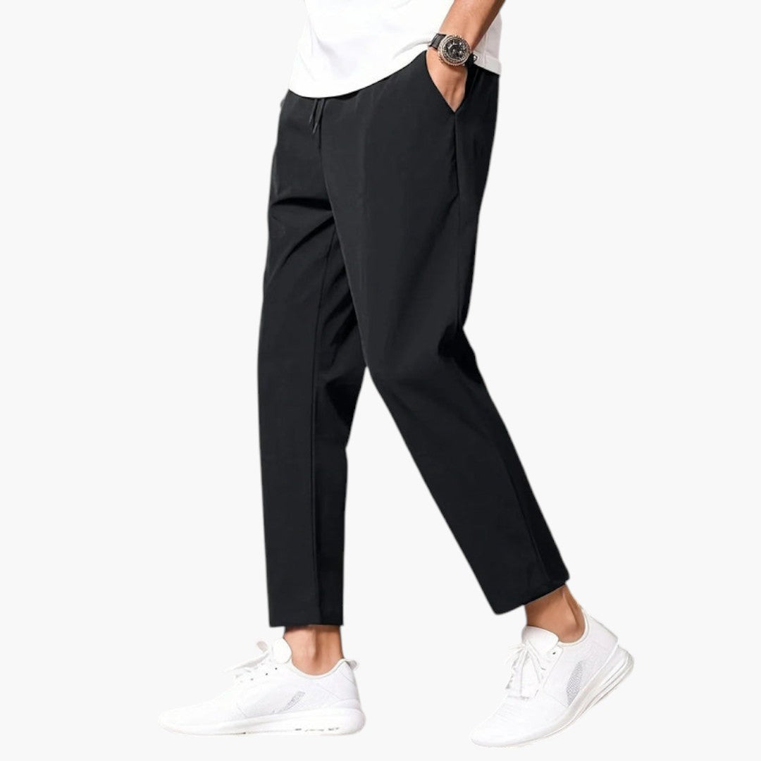 Pantalon Homme avec Taille Élastique et Cordon Ajustable