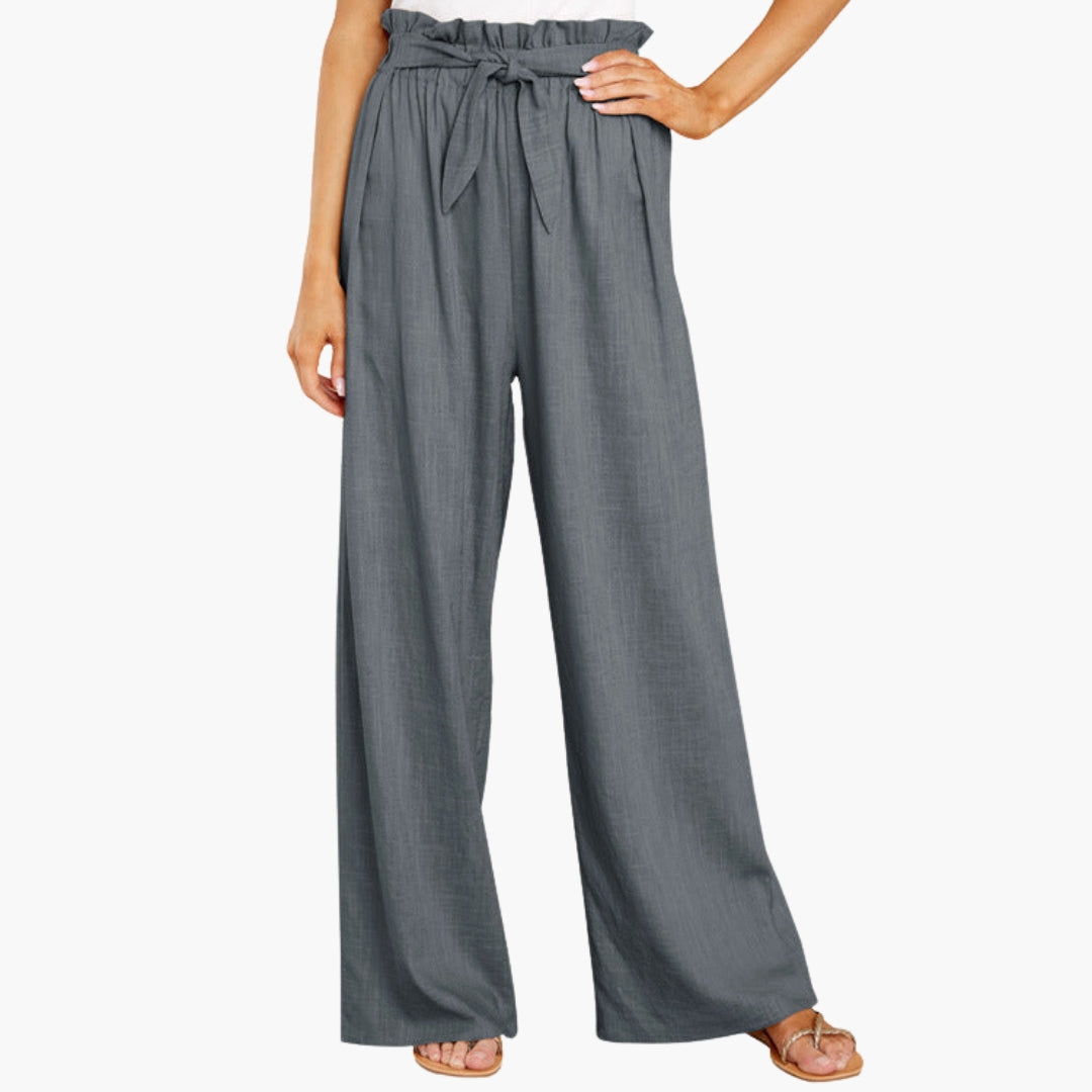 Pantaloni Estivi Larghi da Donna con Gambe Ampie