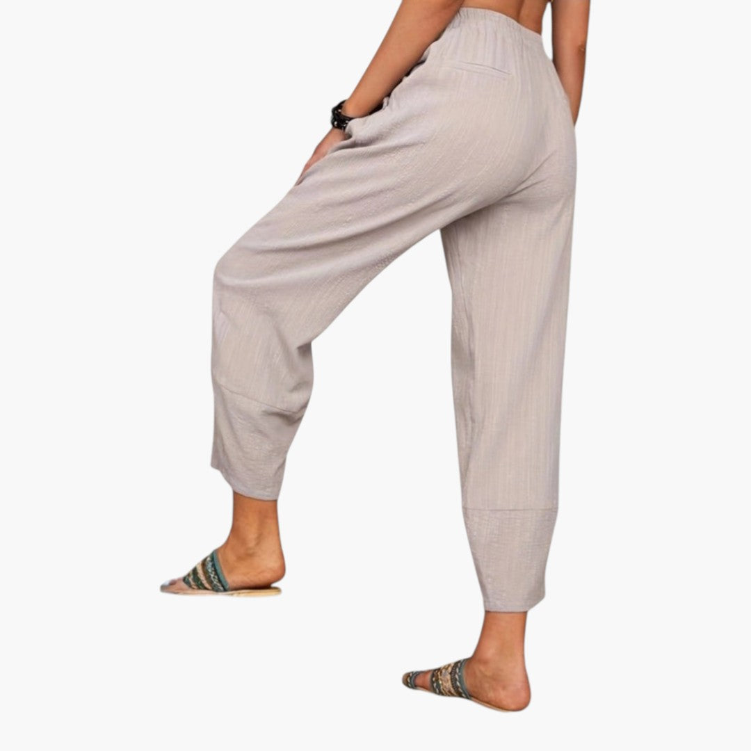Pantaloni Palazzo Donna con Gamba Larga e Tasche Laterali