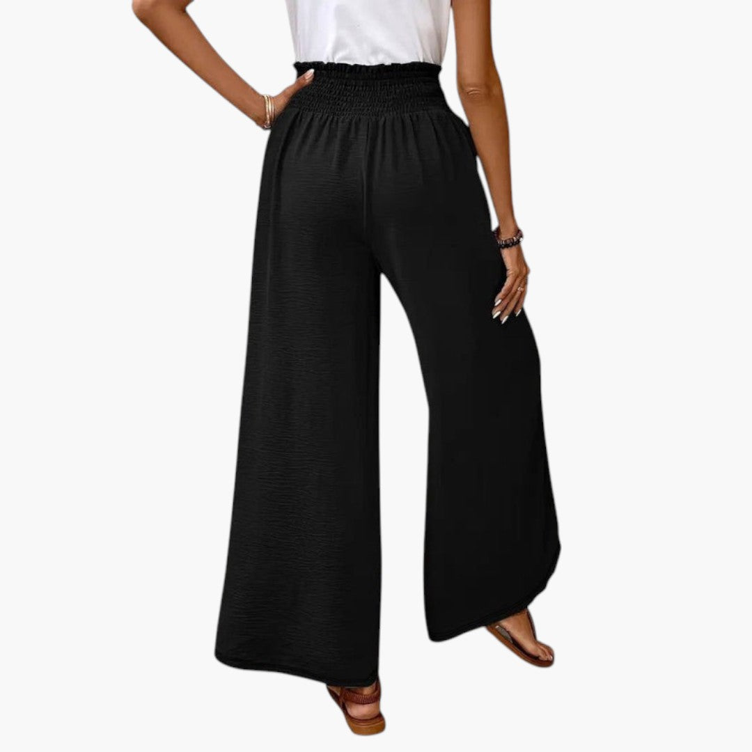 Pantaloni Palazzo Donna con Vita a Coulisse