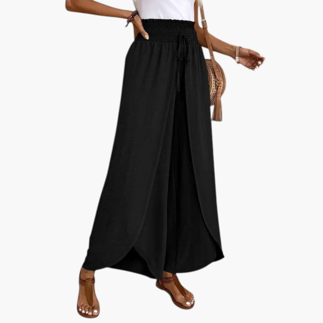 Pantaloni Palazzo Donna con Vita a Coulisse