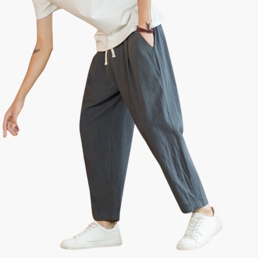 Pantalon d’Été Homme a Poches Pratiques