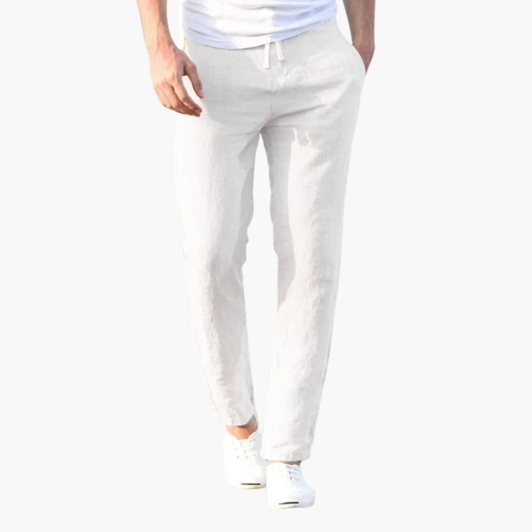 Pantalon d’Été Homme avec Cordon de Serrage