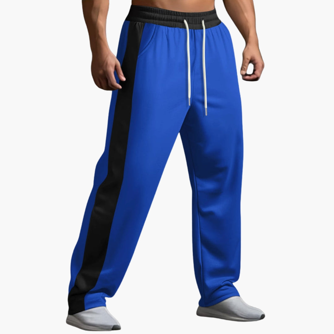 Pantalon de jogging homme avec bandes latérales