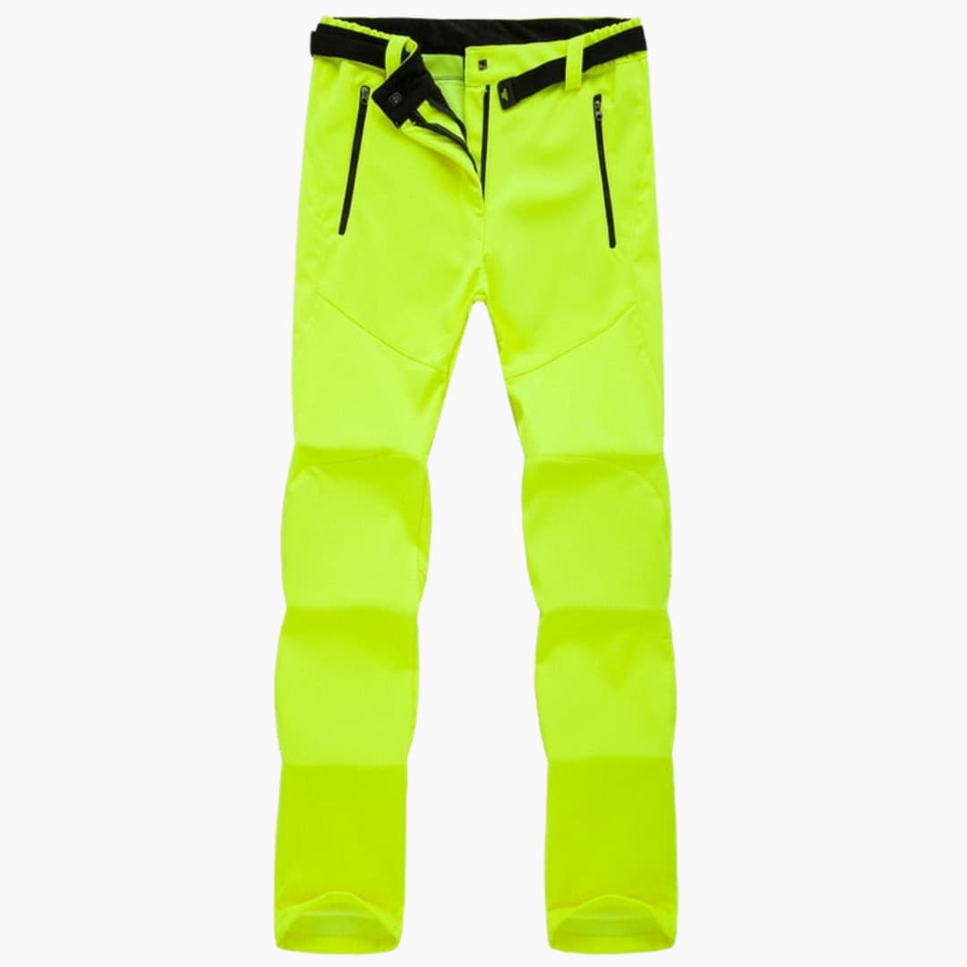 Pantaloni da trekking donna con tasche con cerniera e fondo elasticizzato