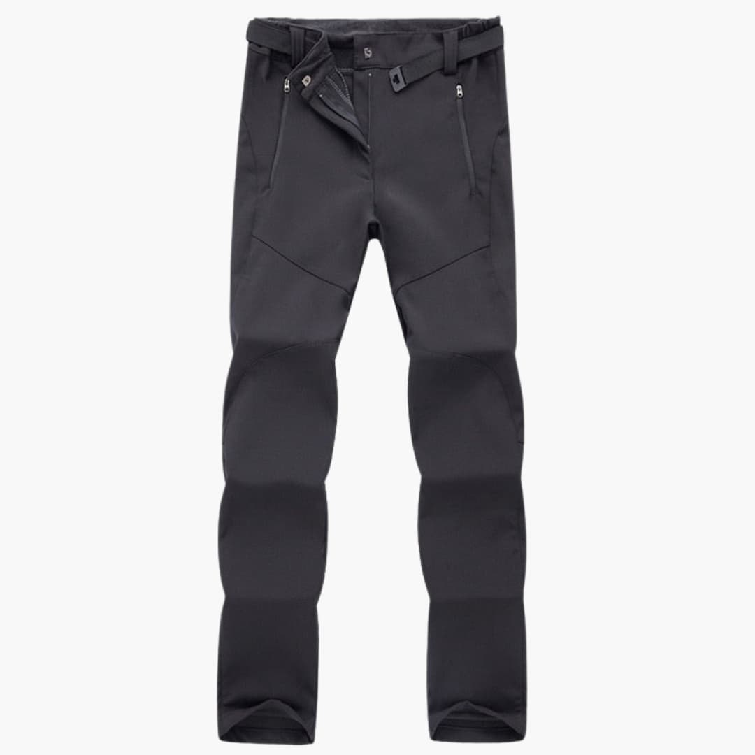 Pantaloni da trekking donna con tasche con cerniera e fondo elasticizzato