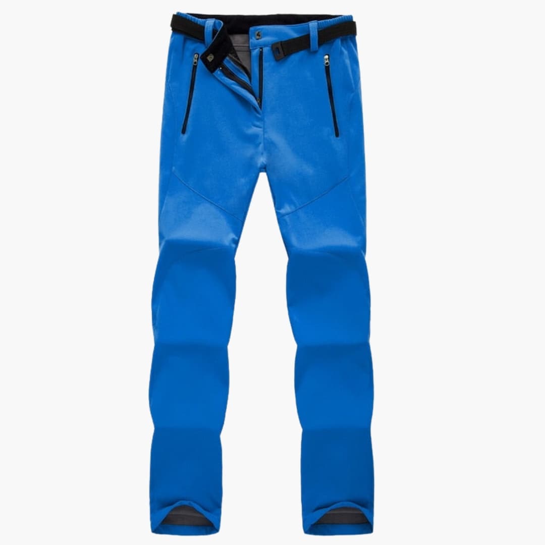 Pantaloni da trekking donna con tasche con cerniera e fondo elasticizzato