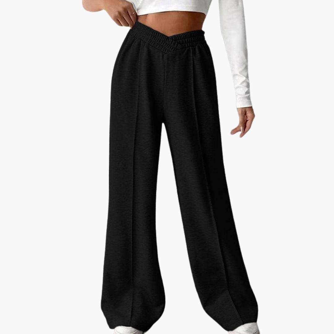 Pantalon de sport femme à jambes larges
