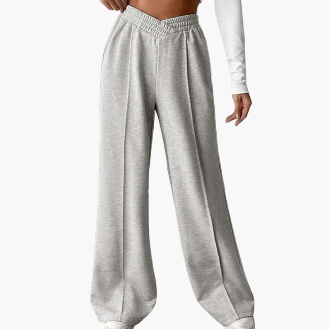 Pantalon de sport femme à jambes larges