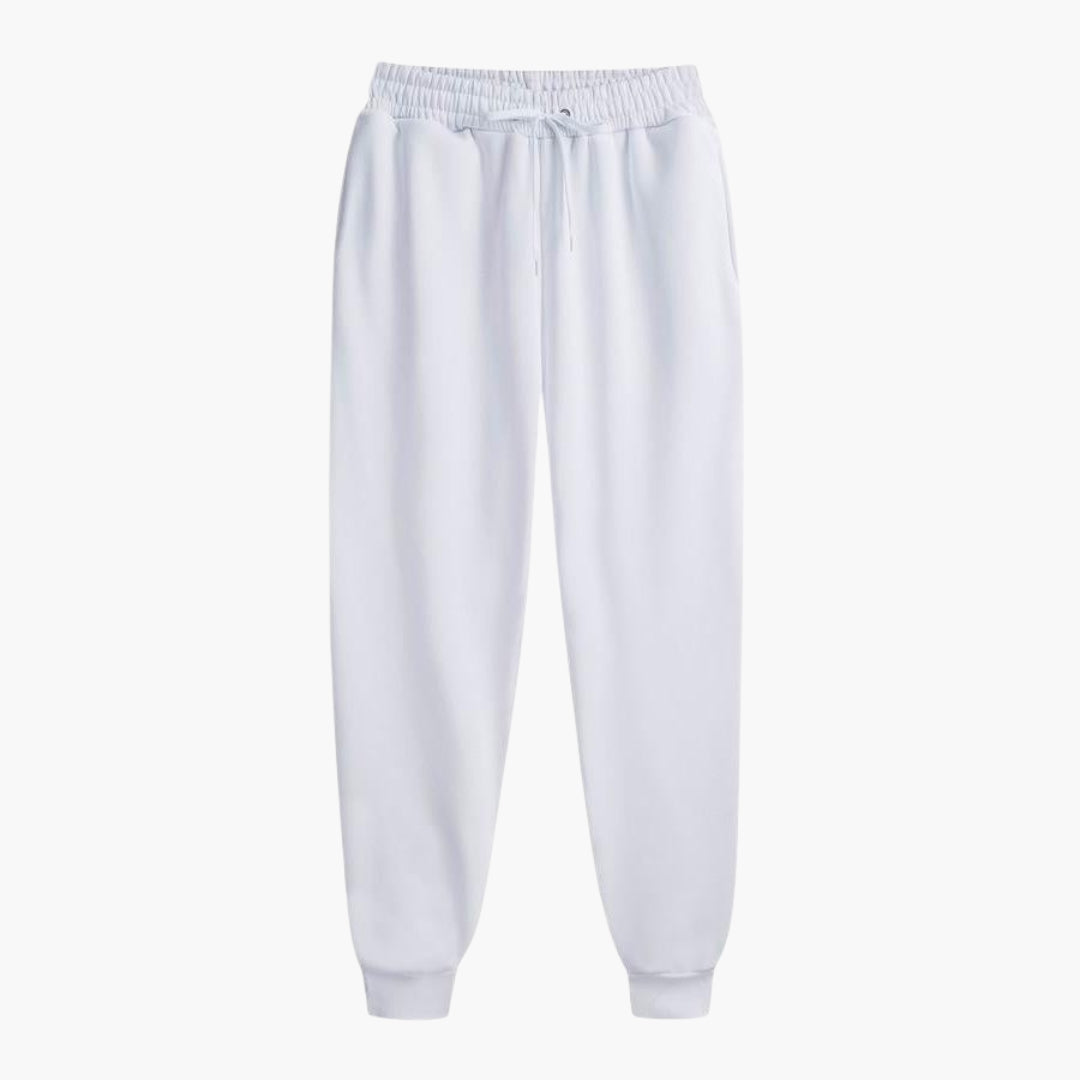 Pantalon femme avec taille élastique et poches