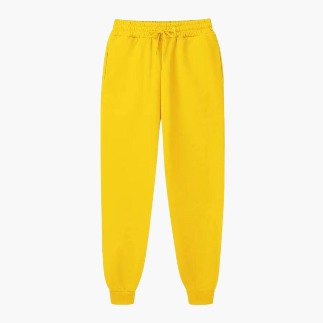 Pantalon femme avec taille élastique et poches