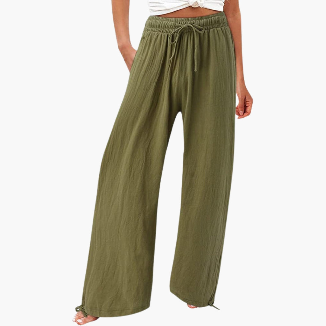 Pantalons pour femmes avec poches latérales
