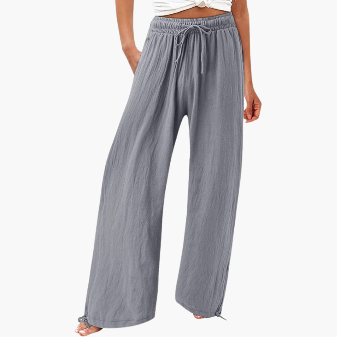 Pantalons pour femmes avec poches latérales