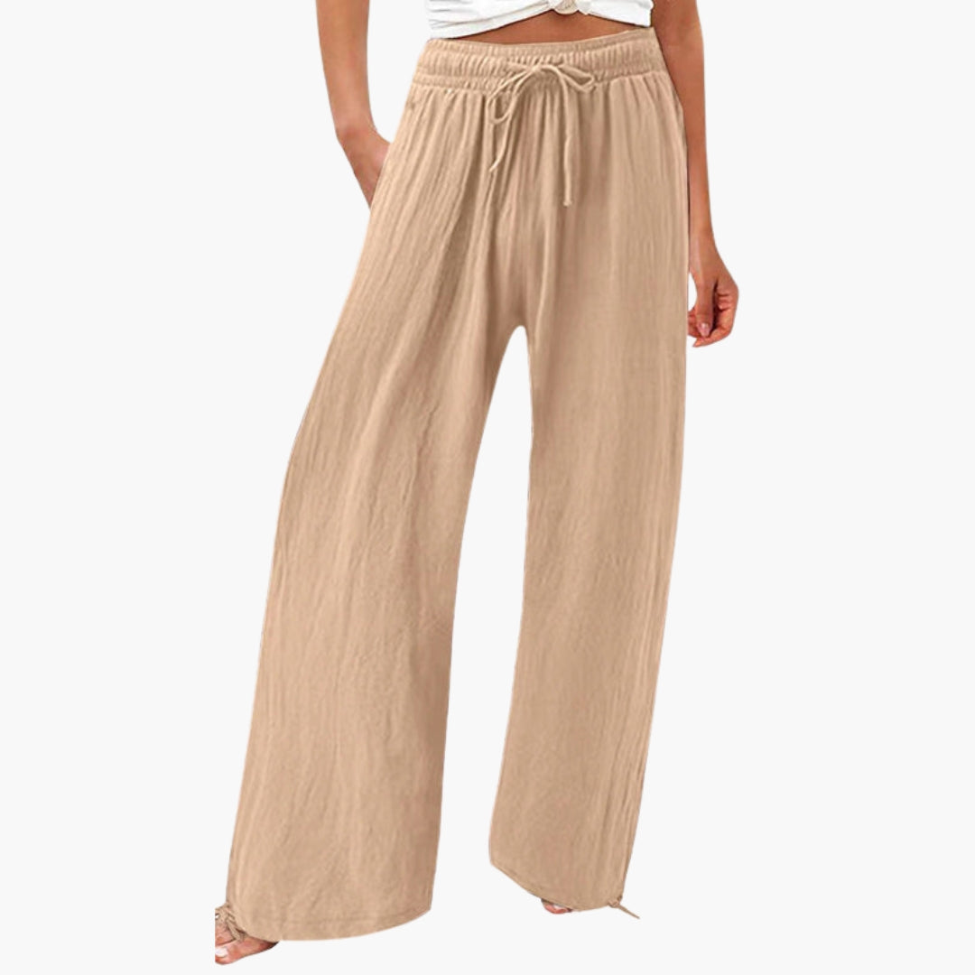 Pantalons pour femmes avec poches latérales