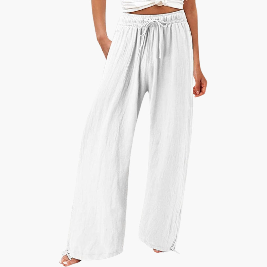 Pantalons pour femmes avec poches latérales