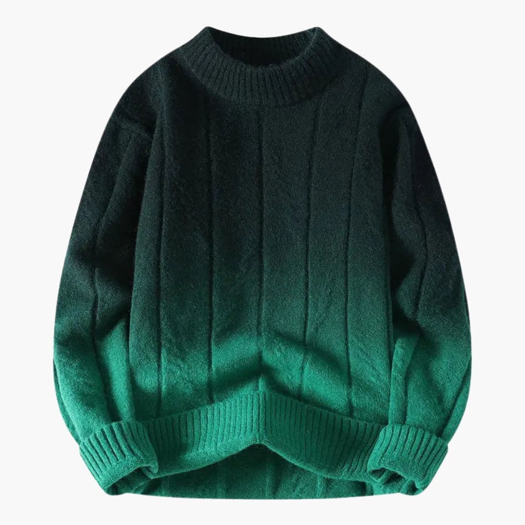Pull Homme Col Rond Effet Dégradé