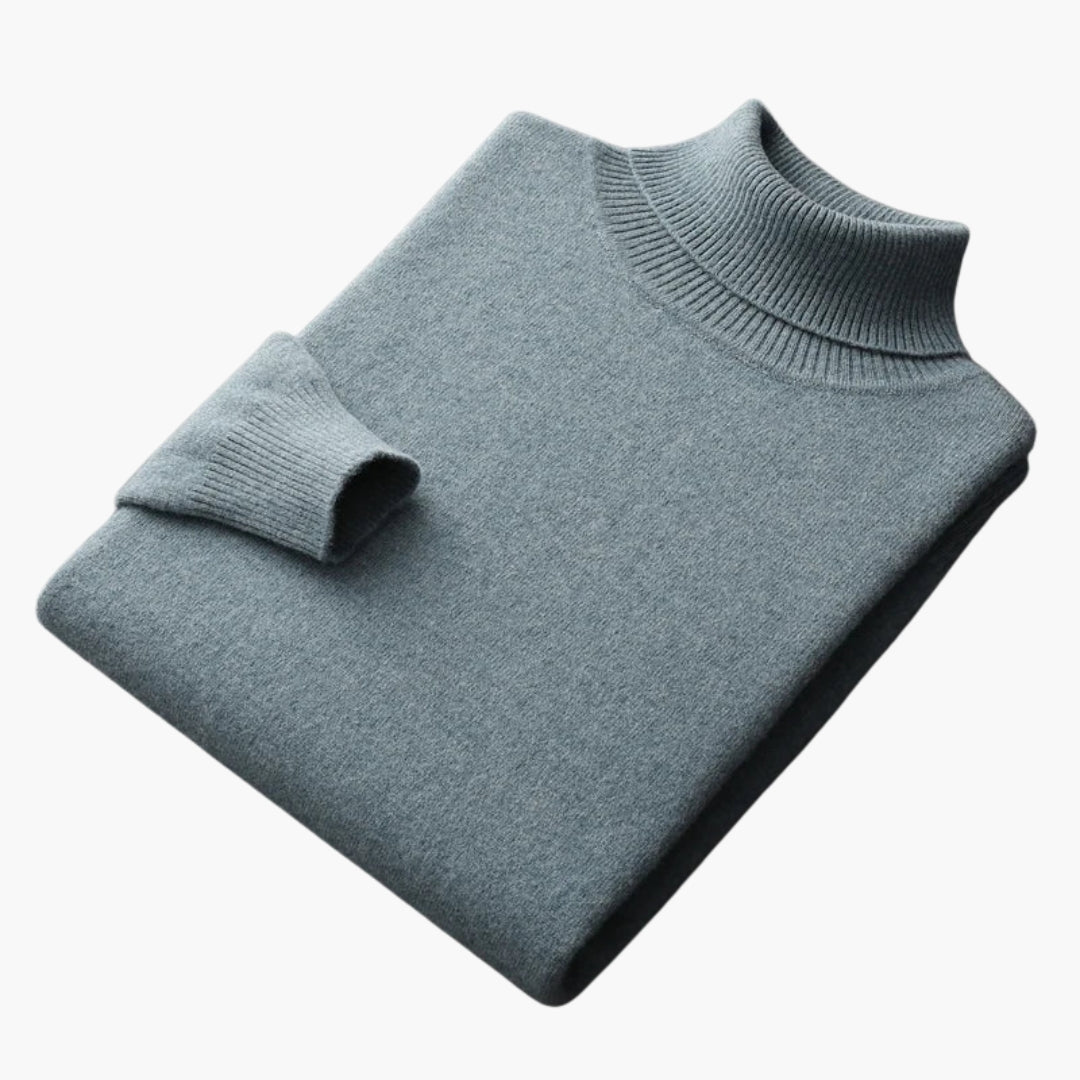 Maglione dolcevita uomo a maniche lunghe