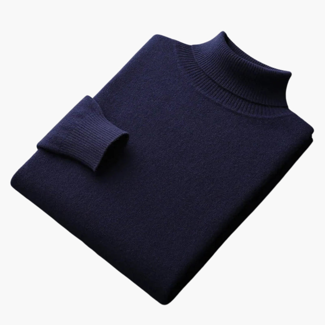Maglione dolcevita uomo a maniche lunghe