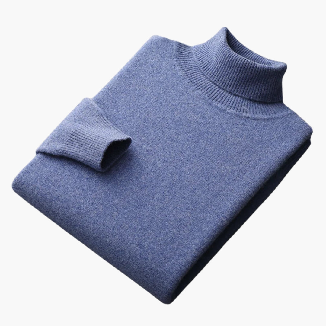 Maglione dolcevita uomo a maniche lunghe
