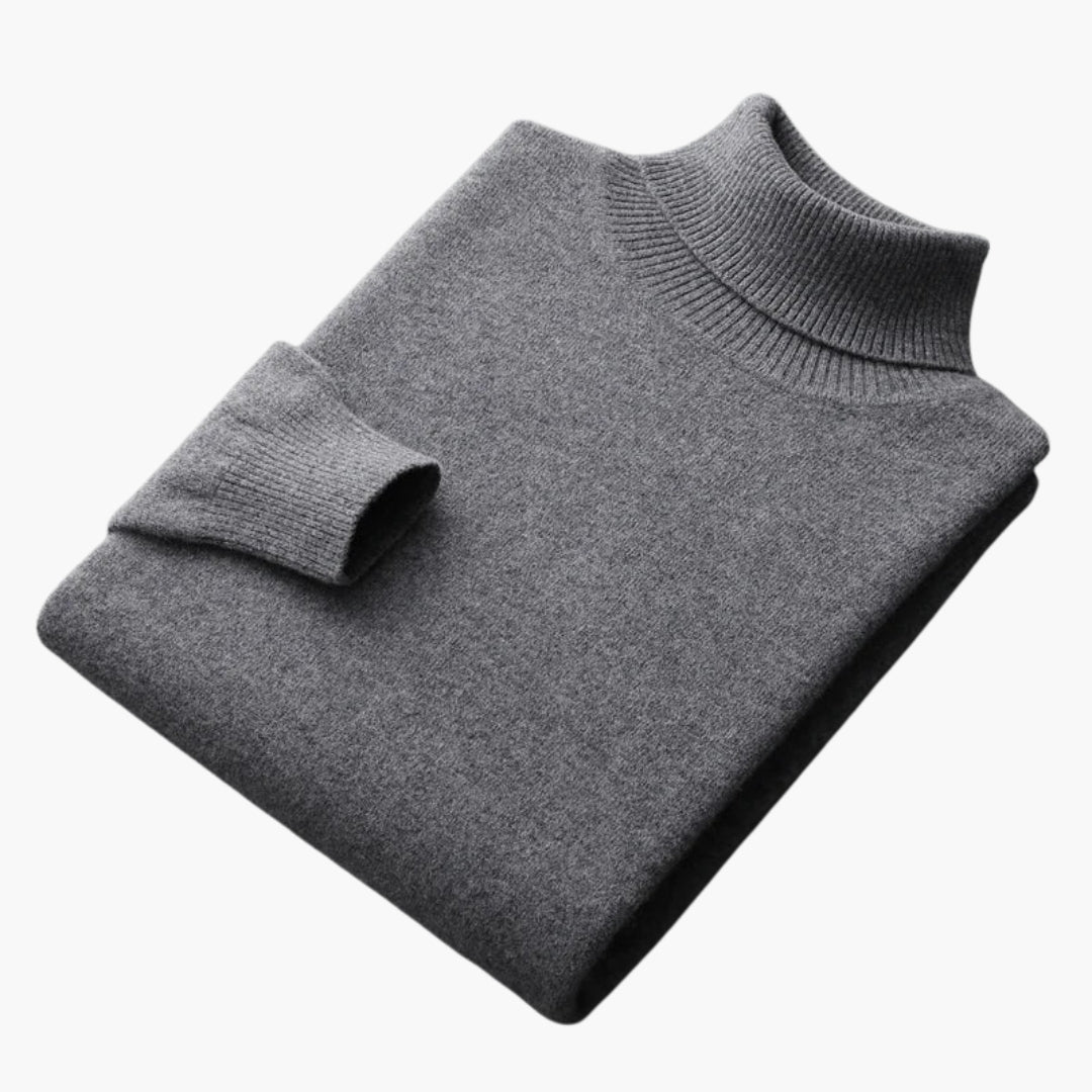 Maglione dolcevita uomo a maniche lunghe