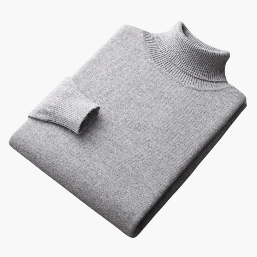 Maglione dolcevita uomo a maniche lunghe