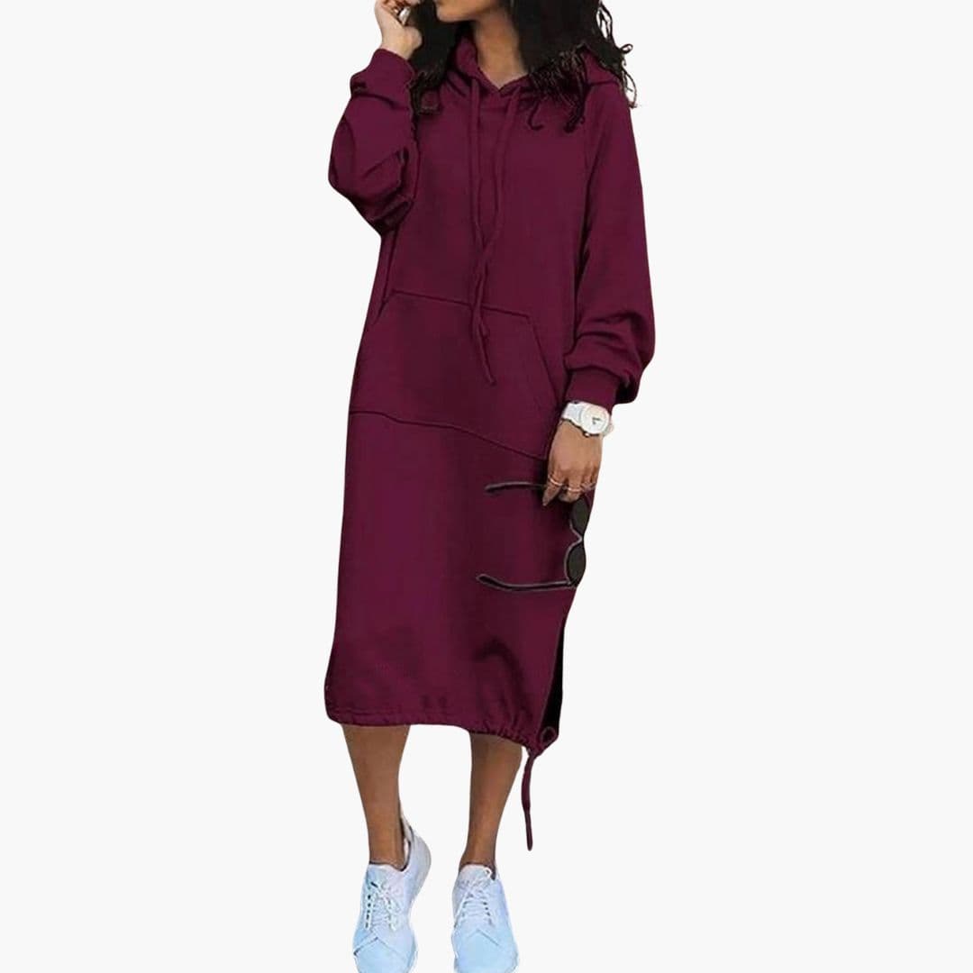 Women's Long Hoodie Dress