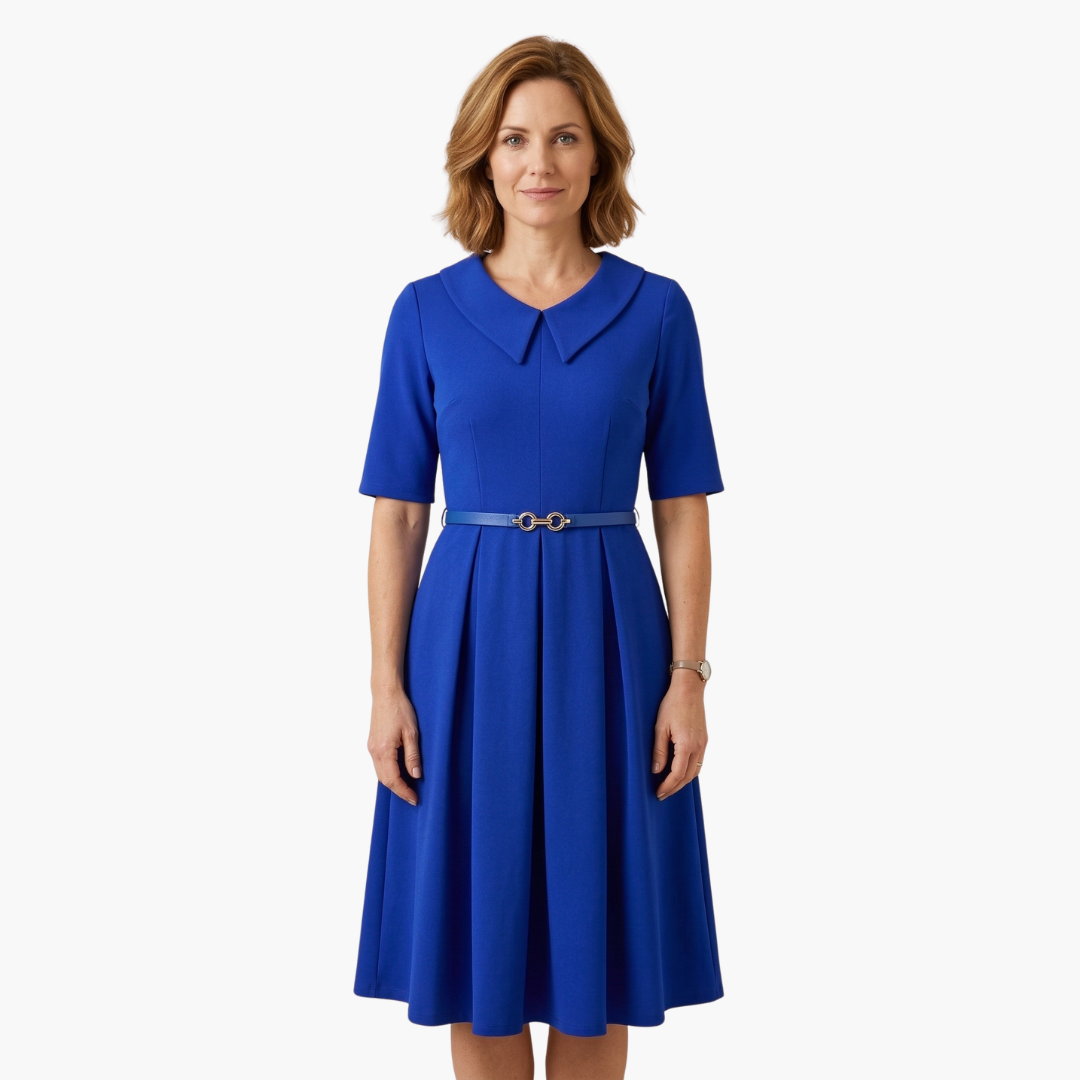 Vestido de Festa Mulher com Decote Assimétrico