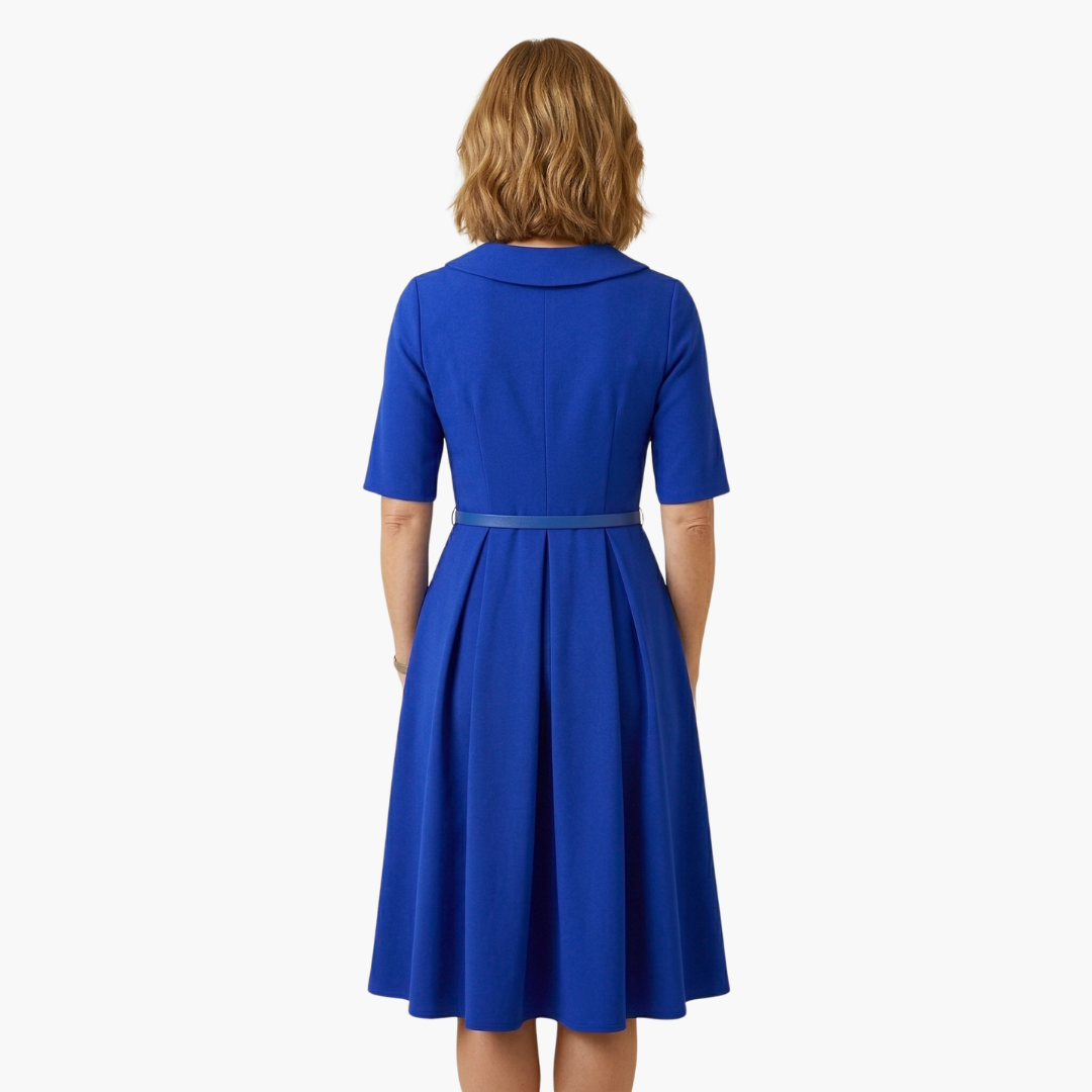 Vestido de Festa Mulher com Decote Assimétrico