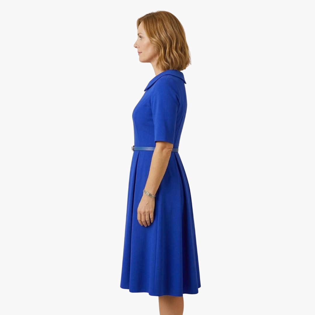 Vestido de Festa Mulher com Decote Assimétrico