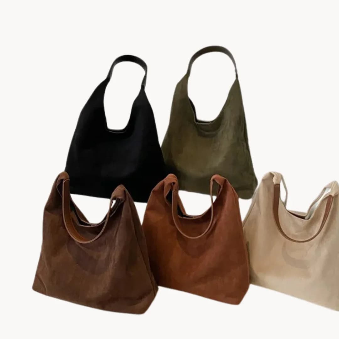 Borsa a mano per donna dal design essenziale tracolla regolabile