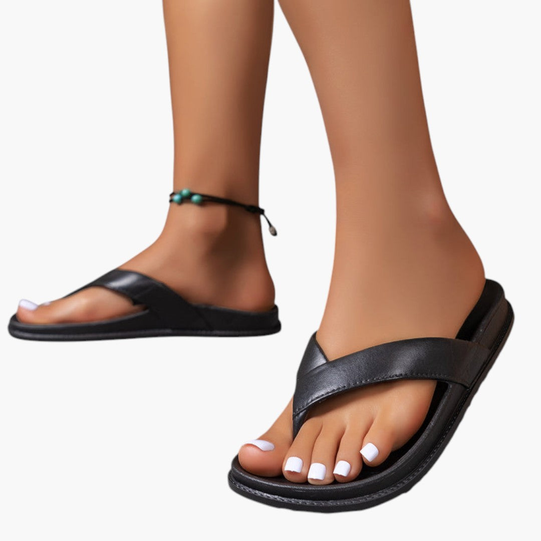 Sandales Femme a Brides Ajustables et Semelle Rembourrée