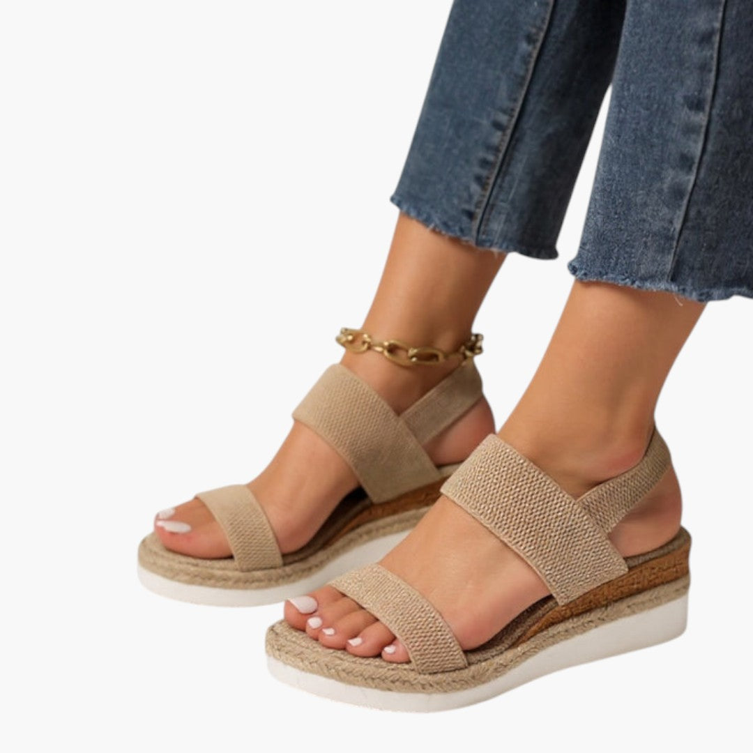 Sandales Femme avec Semelle Intérieure Rembourrée