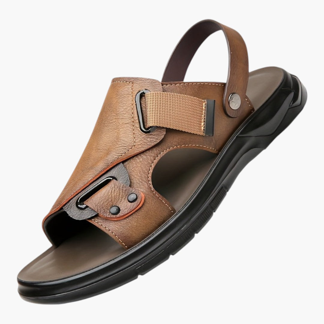 Sandales Homme a Semelle Antidérapante et Fermeture ajustable