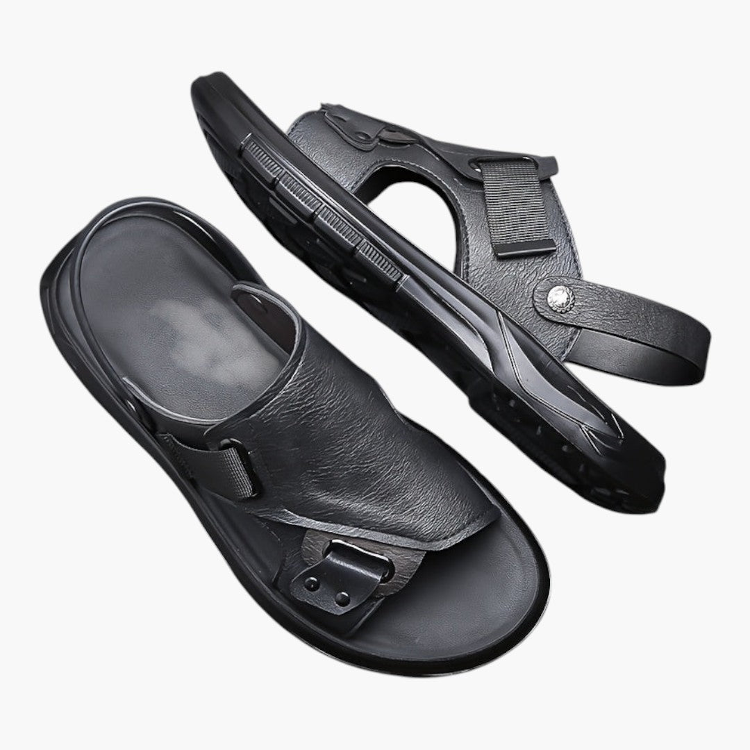 Sandales Homme a Semelle Antidérapante et Fermeture ajustable