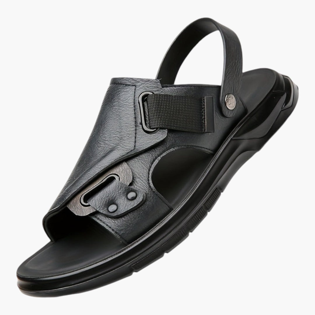 Sandales Homme a Semelle Antidérapante et Fermeture ajustable
