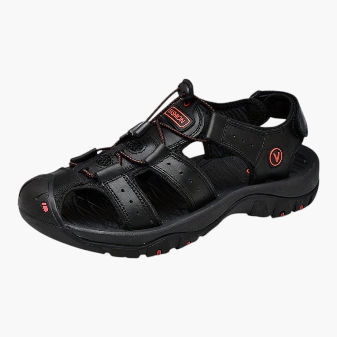 Sandales Homme avec Bout Fermé et Fermeture Ajustable